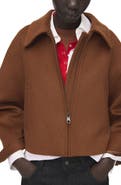MANGO Zip Front Jacket