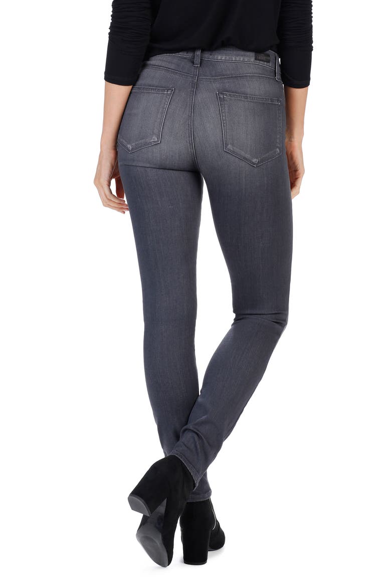 Transcend - Edgemont High Waist Skinny Jeans, Alternate, color, SUMMIT GREY NO WHISKERS