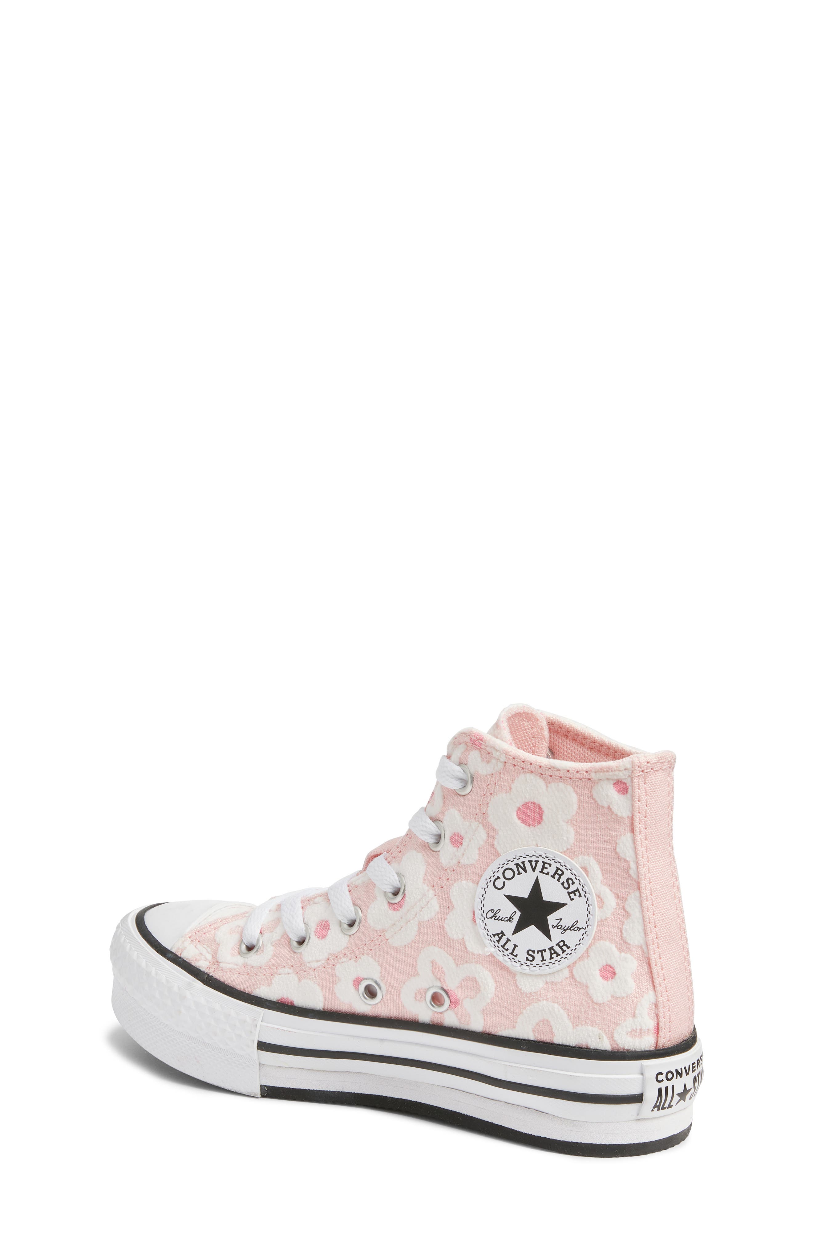 Converse Kids' Chuck Taylor<sup>®</sup> All Star<sup>®</sup> EVA Lift Floral High Top Sneaker, Alternate, color, 