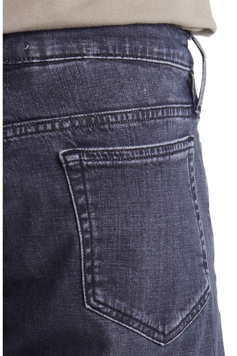 L'Homme Cutoff Denim Shorts, Alternate, color, GRASMERE