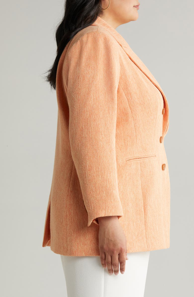 Tahari ASL Summer Tweed Open Front Jacket, Alternate, color,