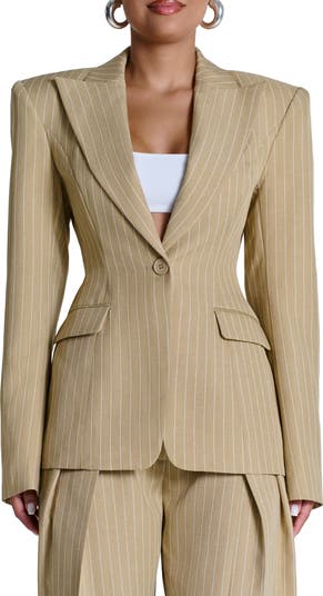 Pinstripe Blazer