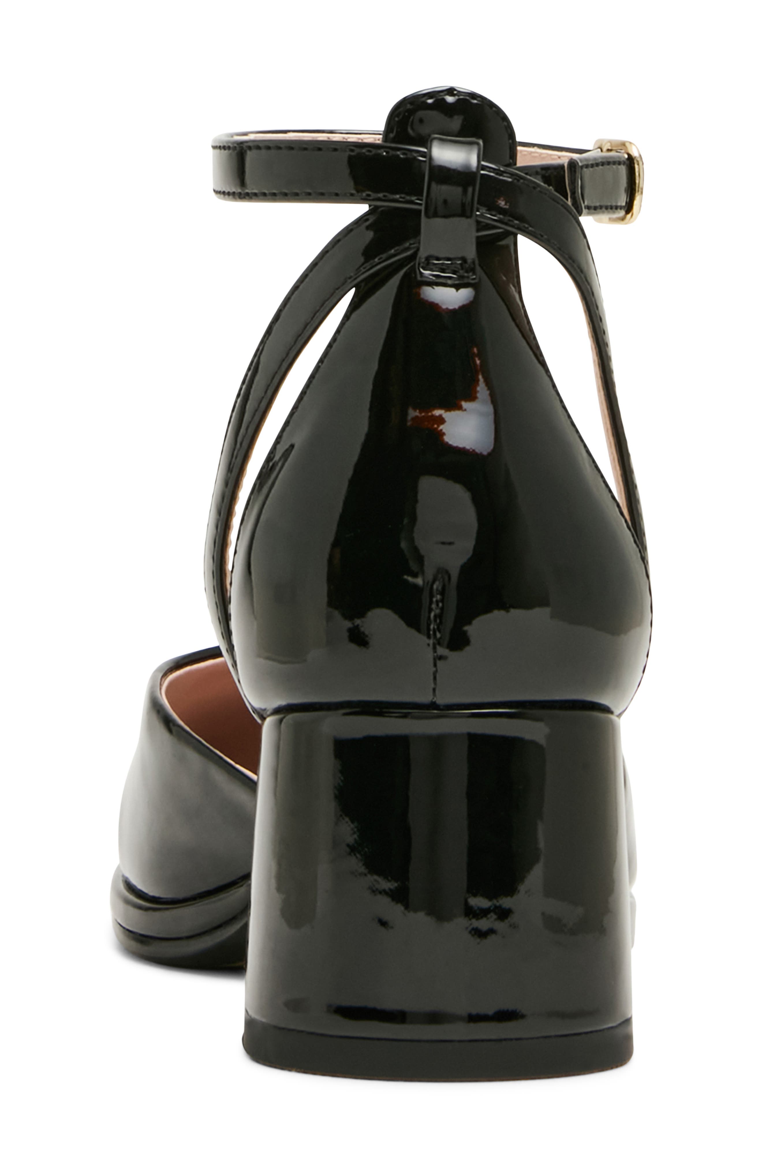 Steve Madden Kids' Jelinor Ankle Strap Platform Pump, Alternate, color, Black