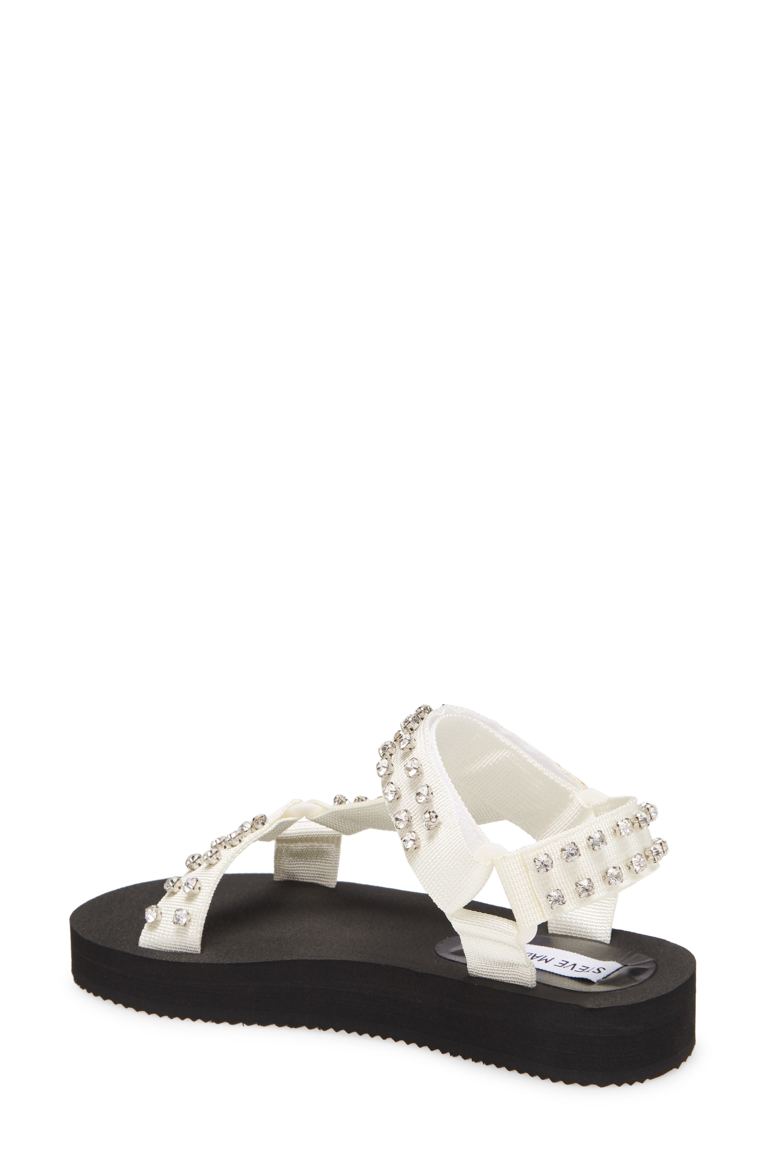 Henley Embellished Sandal, Alternate, color, WHITE