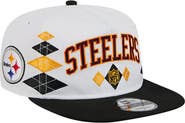New Era Men's New Era  White Pittsburgh Steelers Argyle 19TWENTY Adjustable Hat