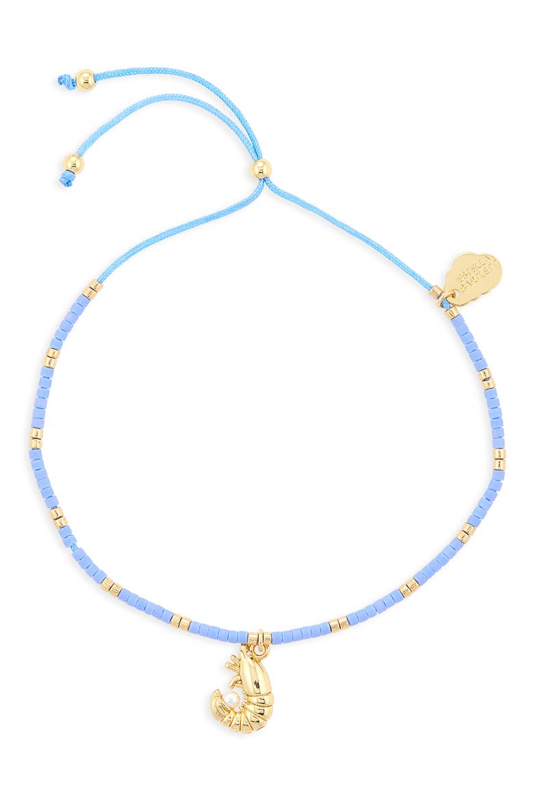 Shrimp Miyuki Beaded Bracelet, Main, color, GOLD