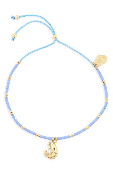 Shrimp Miyuki Beaded Bracelet