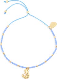 Estella Bartlett Shrimp Miyuki Beaded Bracelet