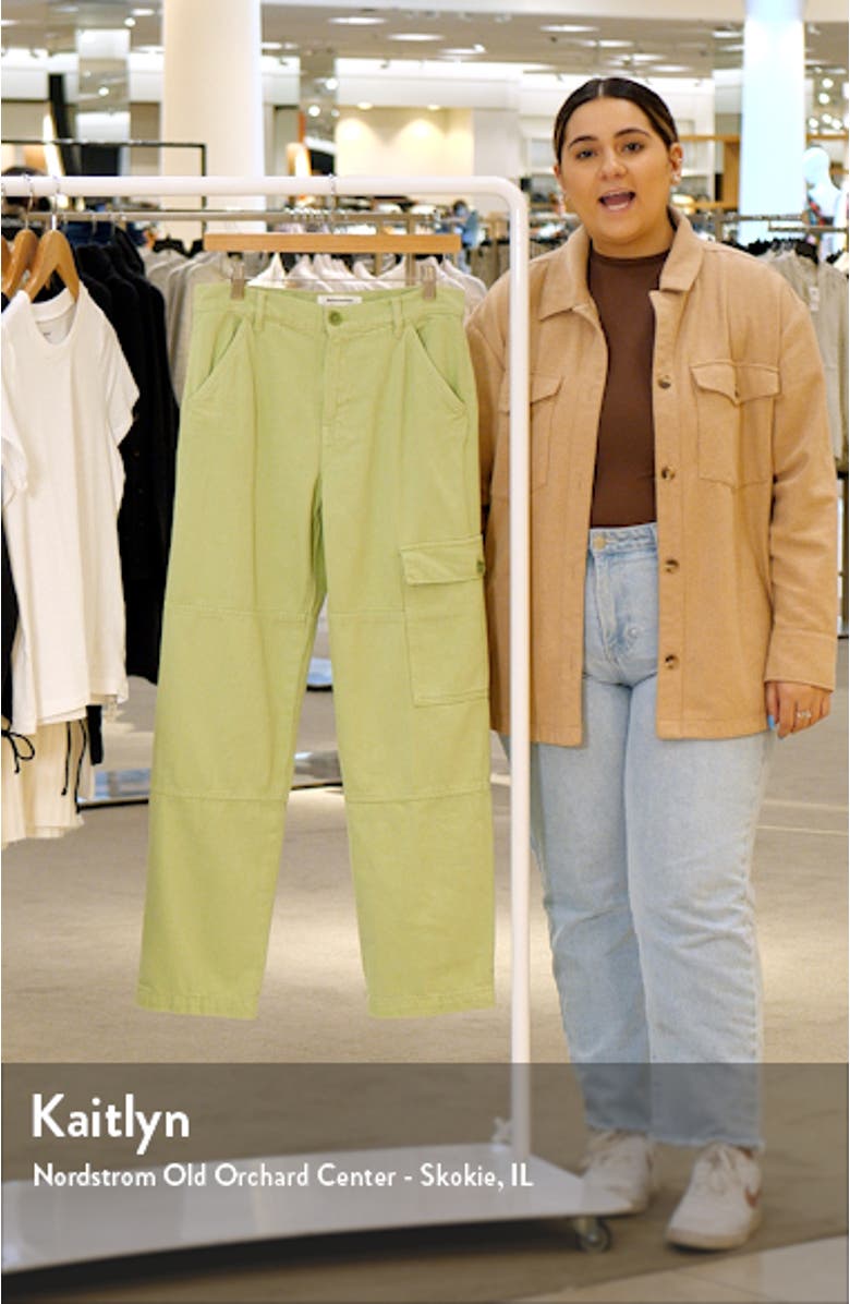 Bailey High Waist Organic Cotton Utility Pants, sales video thumbnail