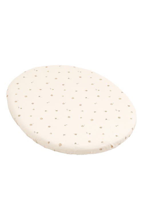 Shop Stokke Sleepi™ V3 Mini Fitted Sheet In Ecru