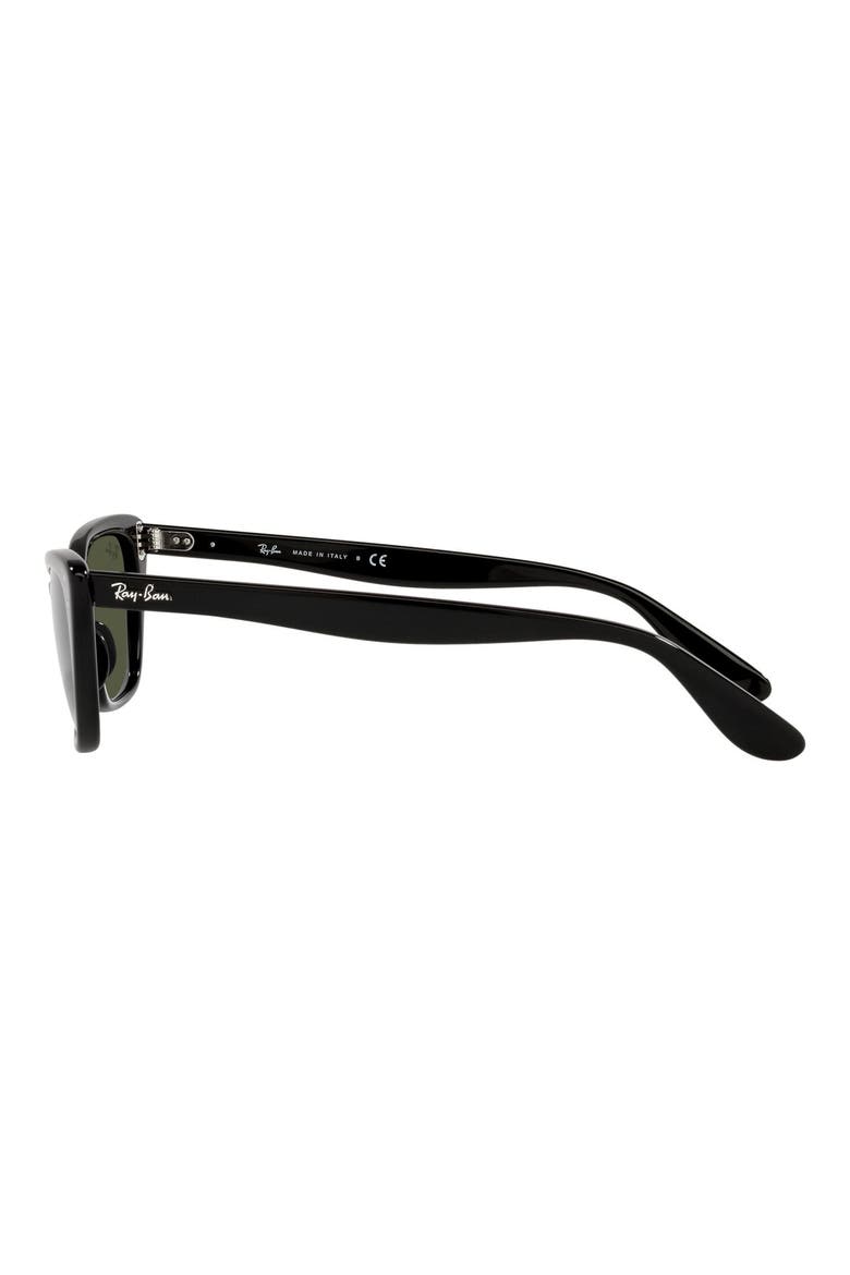 Lady Burbank 55mm Cat Eye Sunglasses, Alternate, color, BLACK