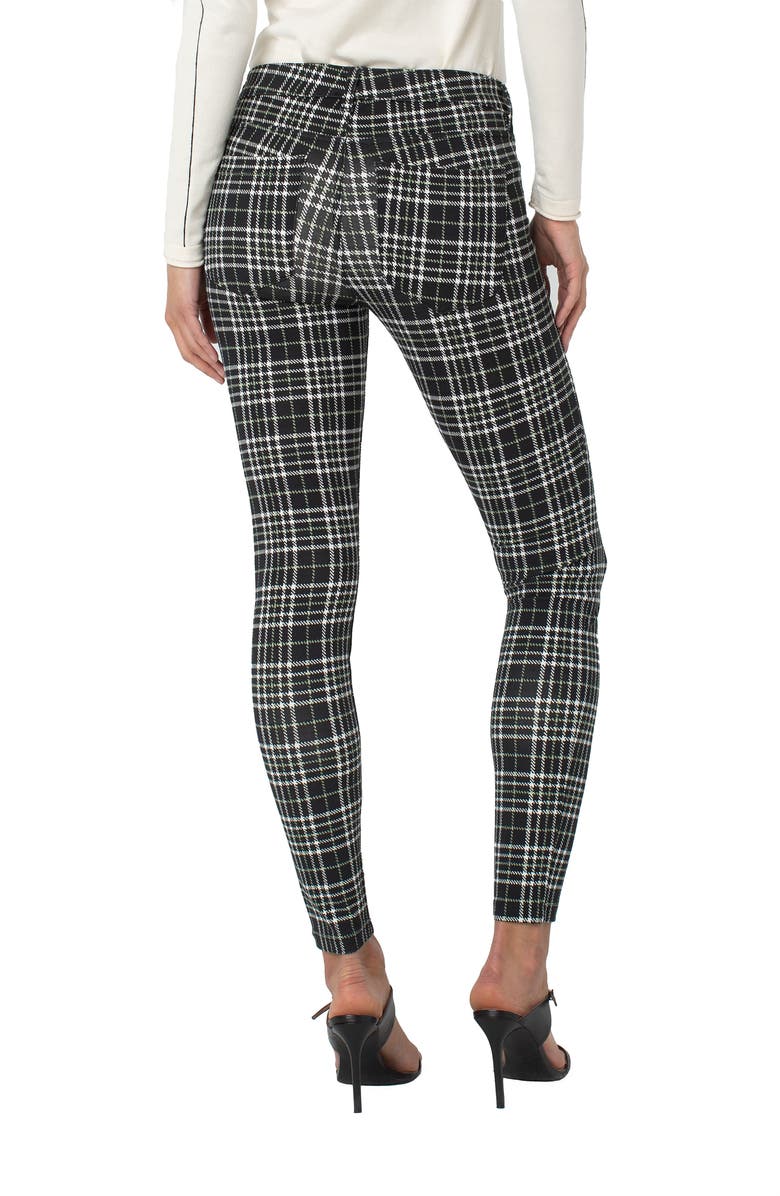 Liverpool Los Angeles Madonna Plaid Ponte Leggings, Alternate, color, 