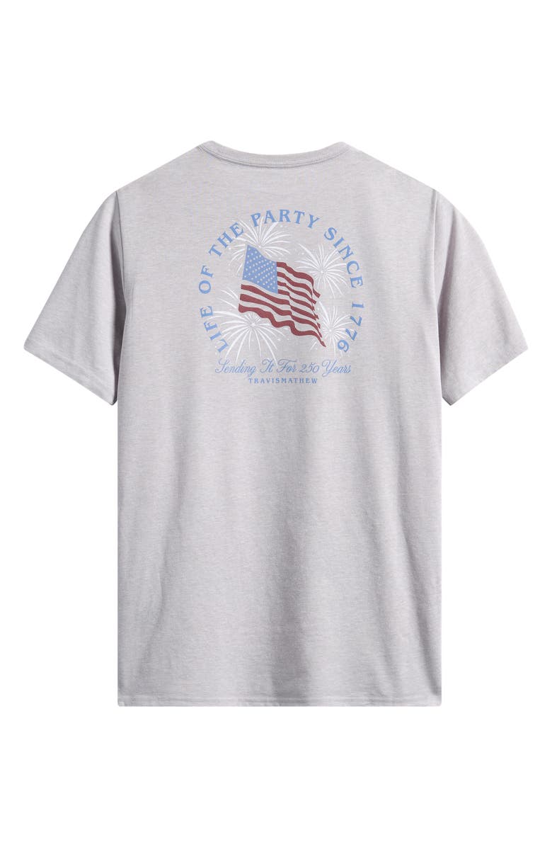TravisMathew Kids' Big Two Five Graphic T-Shirt, Alternate, color, Heather Light Grey