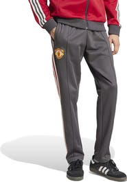 adidas Originals Men's adidas Originals Black Manchester United adicolor Track Pants