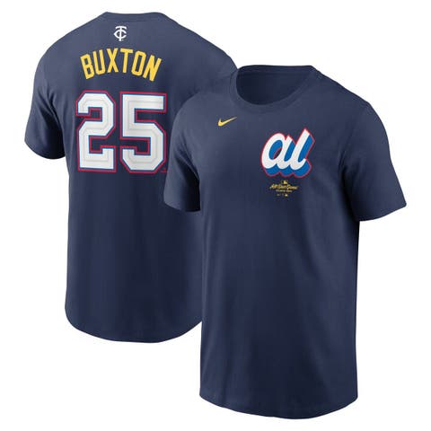 Men's Nike Byron Buxton Navy American League 2025 All-Star Edition Name & Number T-Shirt