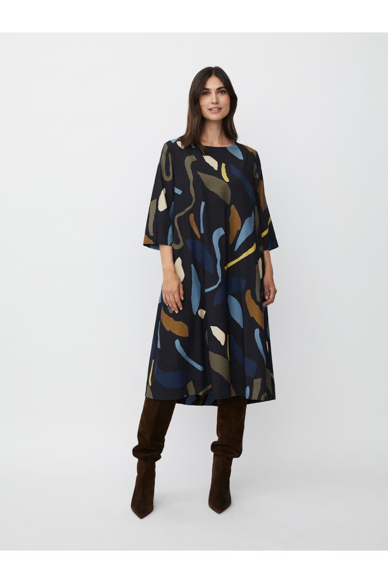 MaNovenza Dress, Main, color, Proven Blue