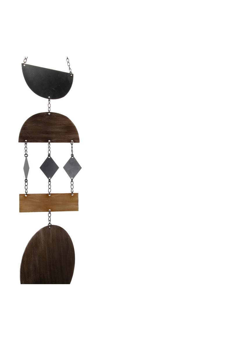 Geometric Metal Hanging Wall Décor, Alternate, color, Black