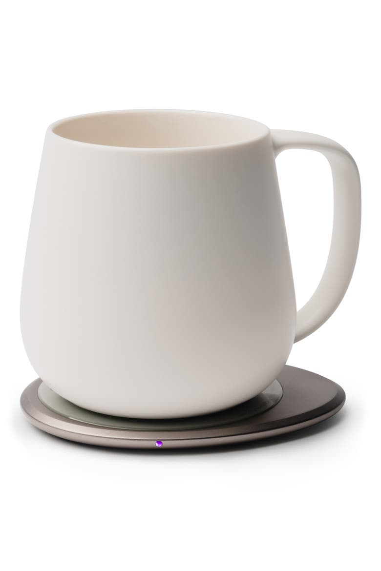 Ui+ Mug & Warmer Set, Main, color, JASMINE WHITE