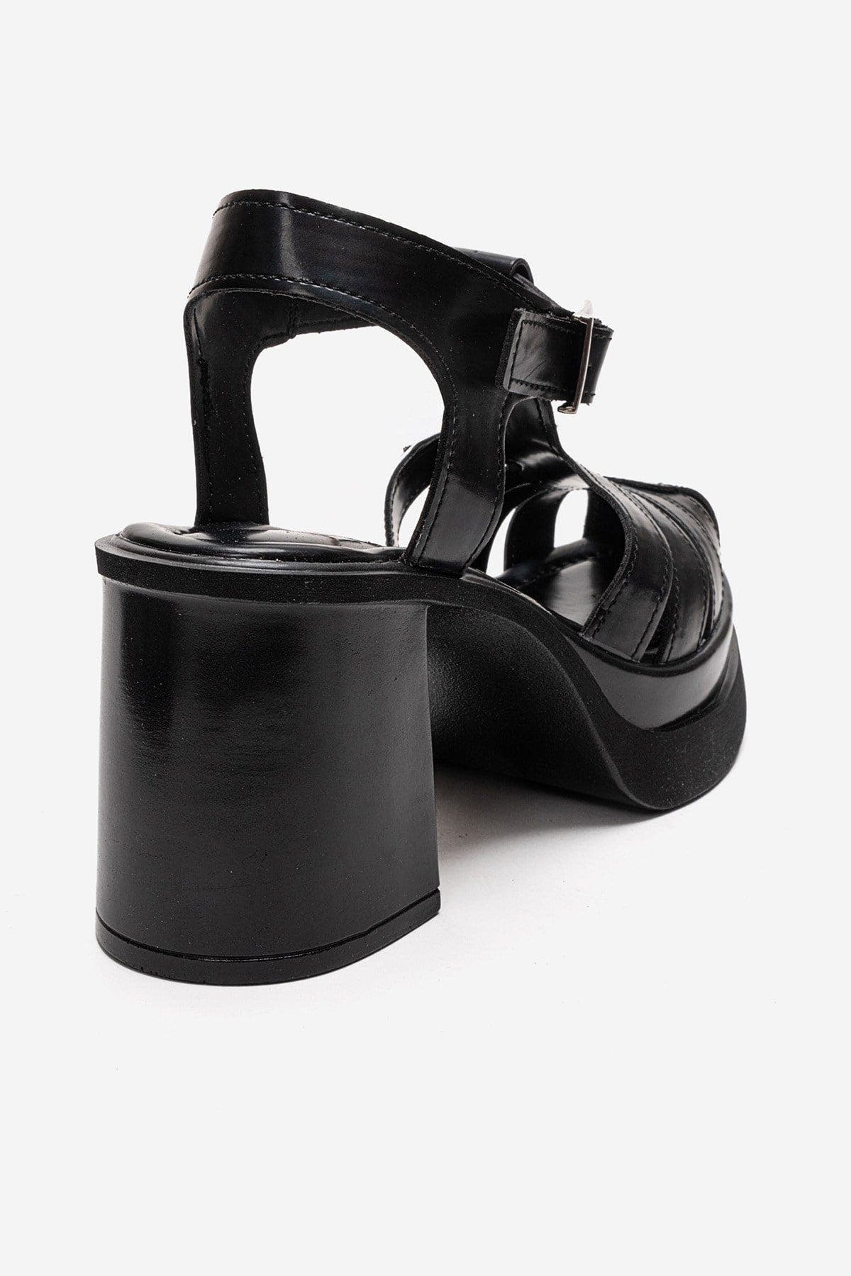 Prologue Shoes Rovena Platform Block Heel Sandal, Alternate, color, Black