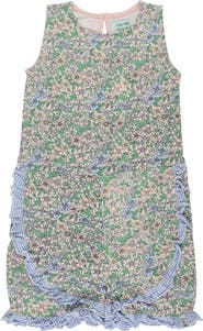 Lilly + Sid Organic Cotton Ditsy Floral Print Jumpsuit