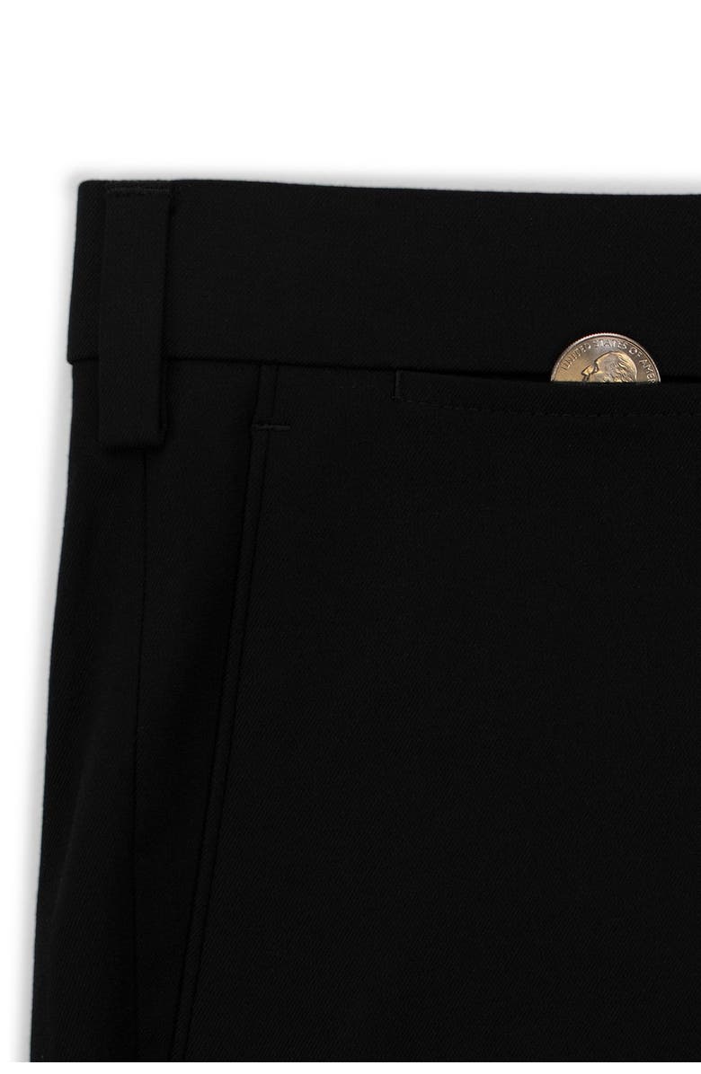 Louis Raphael Solid Flat Front Slim Fit Dress Pants, Alternate, color, 