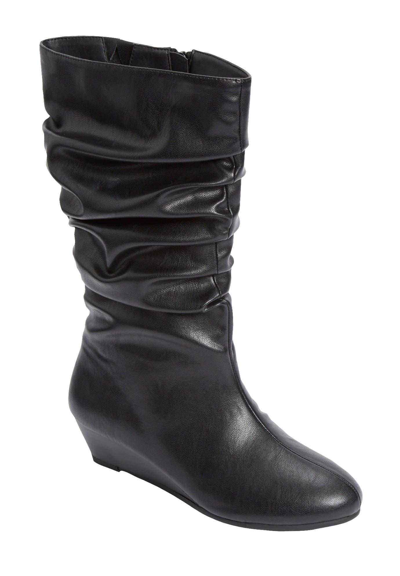 Comfortview The Dori Midi Calf Boot, Main, color, Black