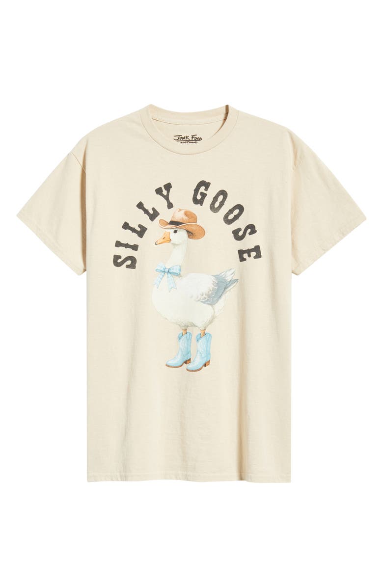Junk Food Silly Goose Graphic T-Shirt, Alternate, color, Sand
