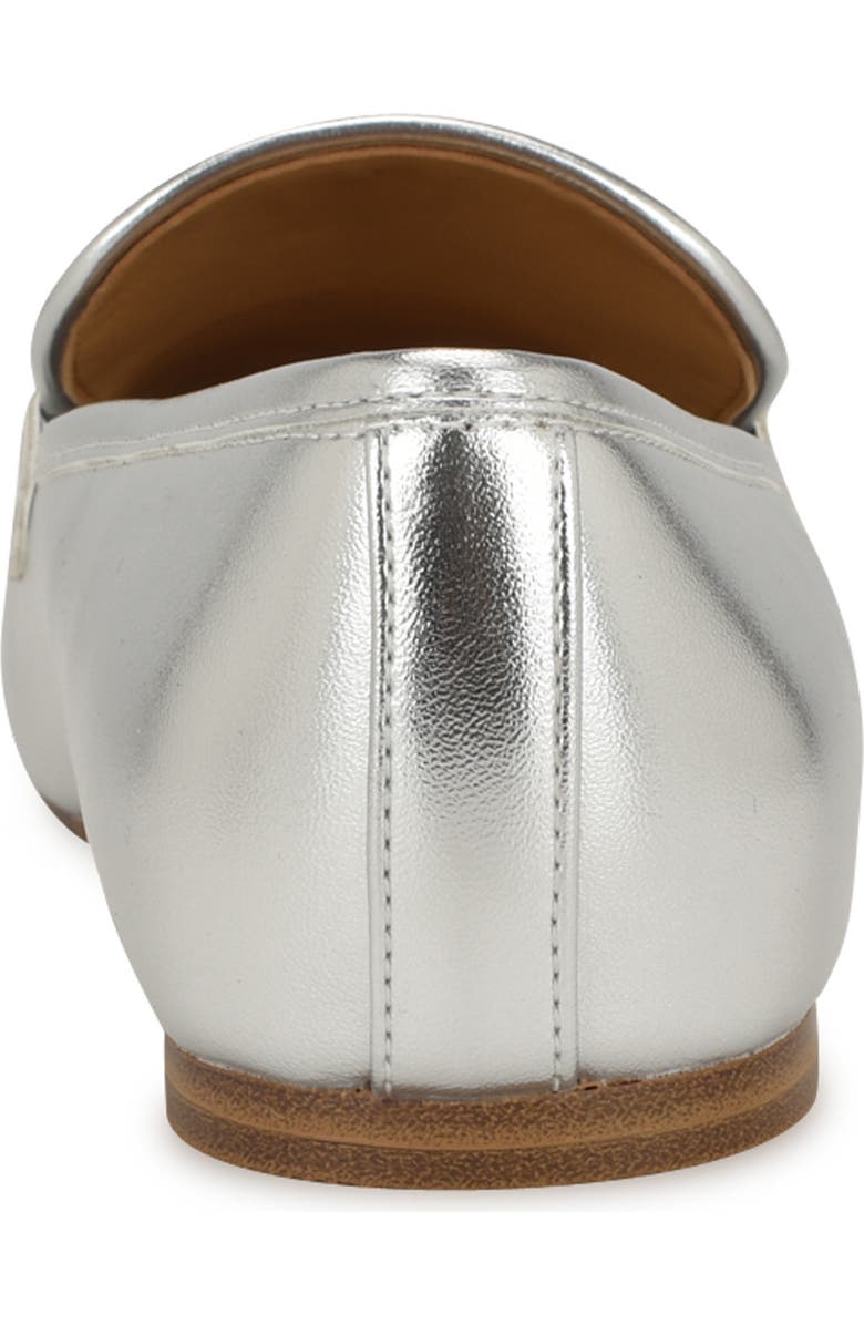 Nine West Bennit Bit Loafer, Alternate, color, Silver