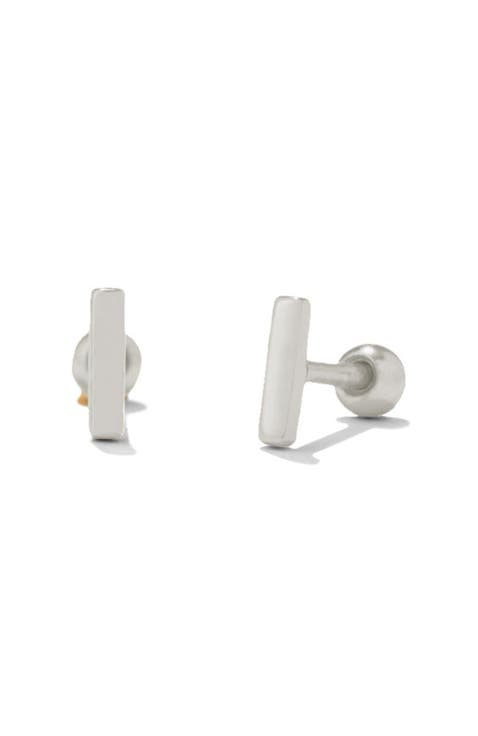 Mini Bar Stud Earrings