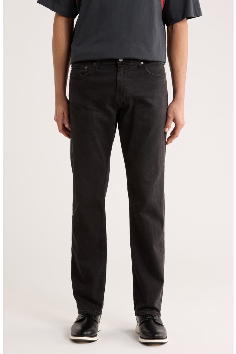 Graduate Tailored Slim Straight Leg Jeans, Main, color, OBSIDION