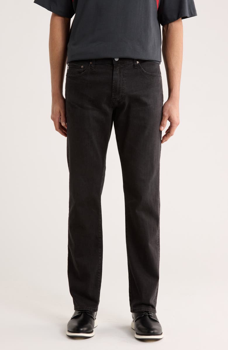 AG Graduate Tailored Slim Straight Leg Jeans, Main, color, Obsidion