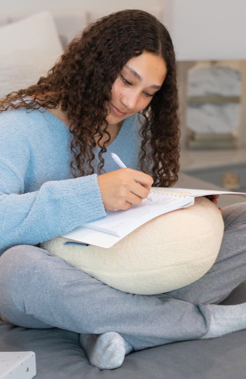 Quiet Mind The Original Weighted Pillow In Cashew