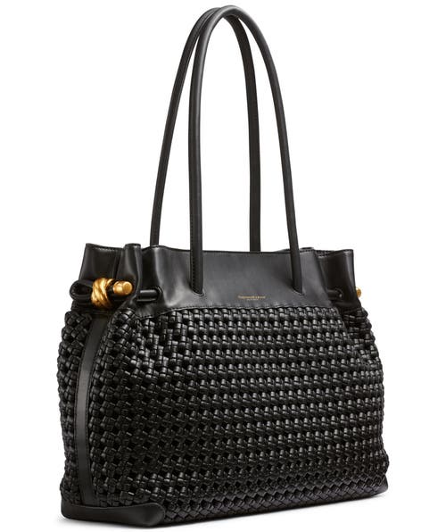 DONNA KARAN DONNA KARAN NEW YORK CASHMERE WOVEN TOTE 