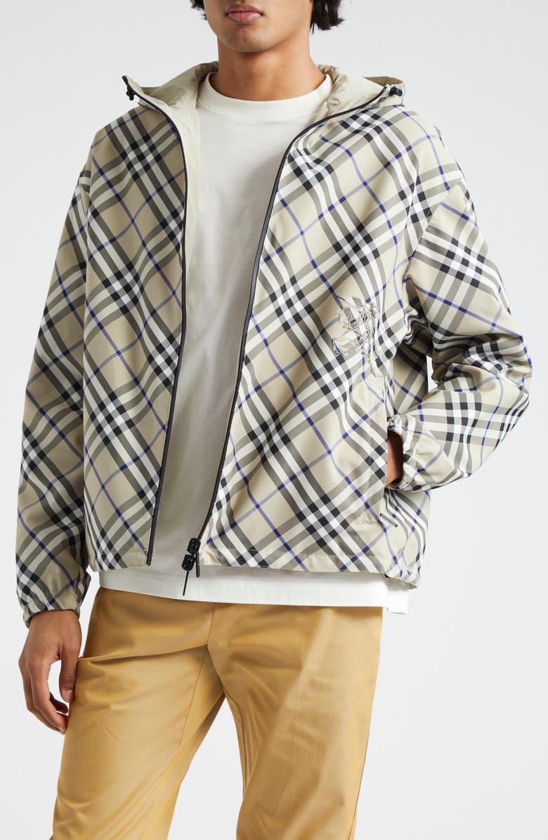 Burberry Reversible Hooded Jacket, Main, color, 