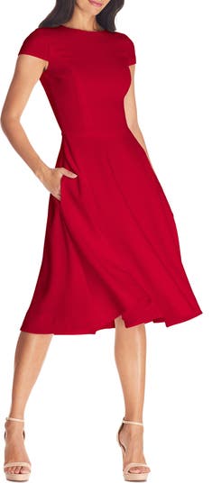 Red Dress Nordstrom Holiday Dresses Dress The Population Livia Fit