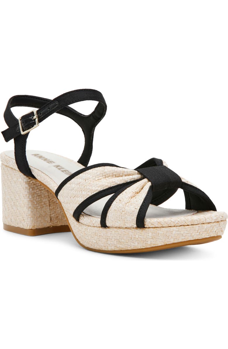 Anne Klein Pileni Ankle Strap Platform Sandal, Main, color,