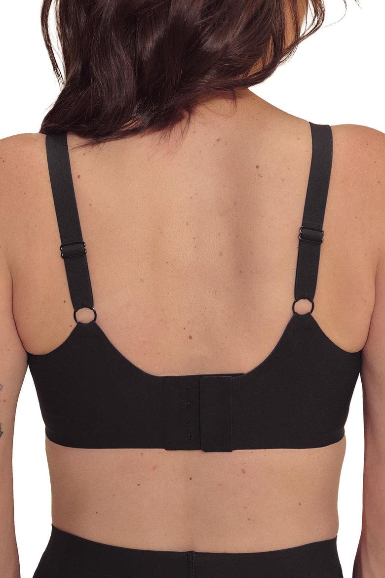 Linda Padded Wire-Free Bra, Alternate, color, black