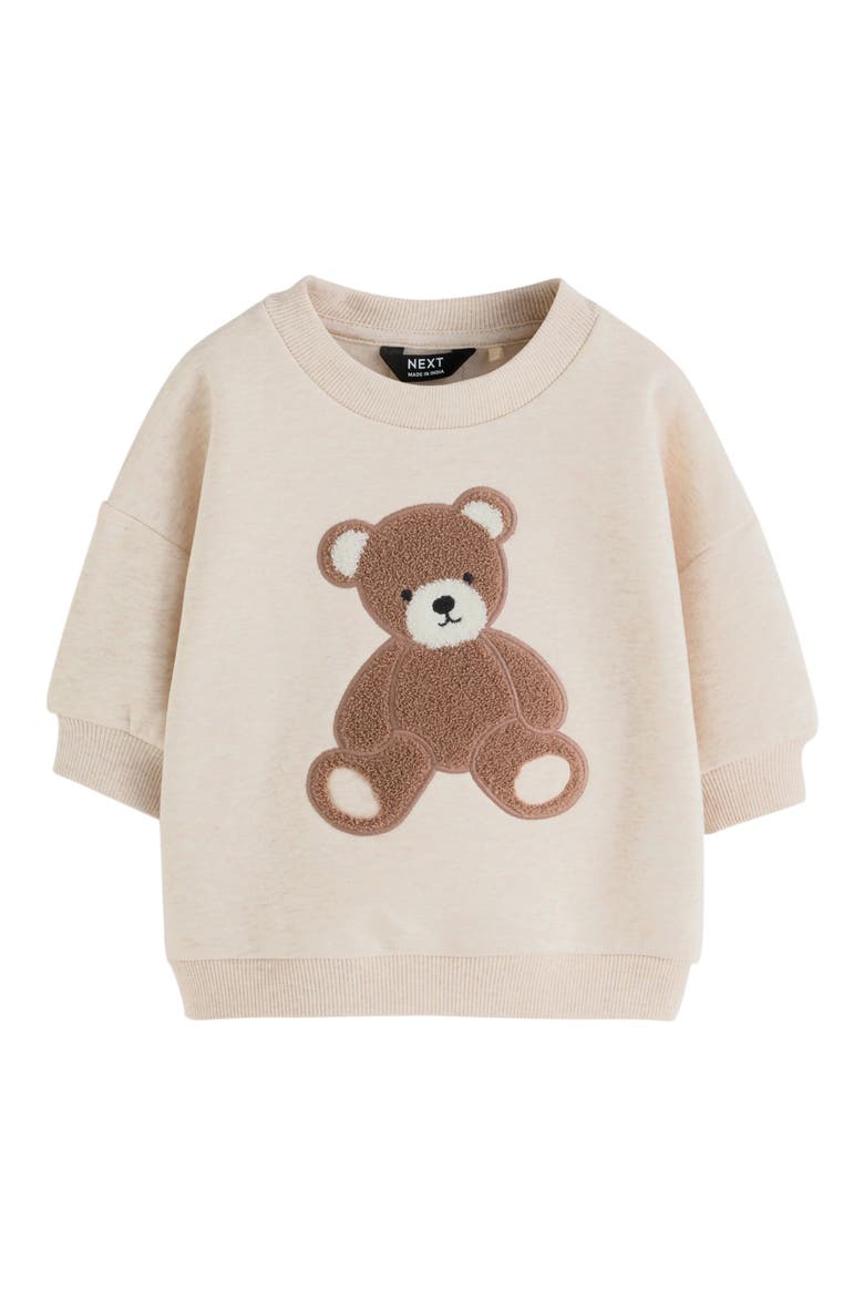 Kids' Bear Appliqué Sweatshirt, Main, color, NEUTRAL