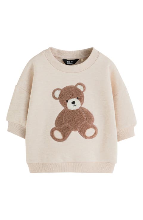 Kids' Bear Appliqué Sweatshirt