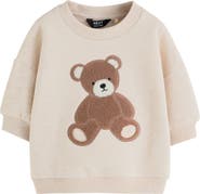 NEXT Kids' Bear Appliqué Sweatshirt