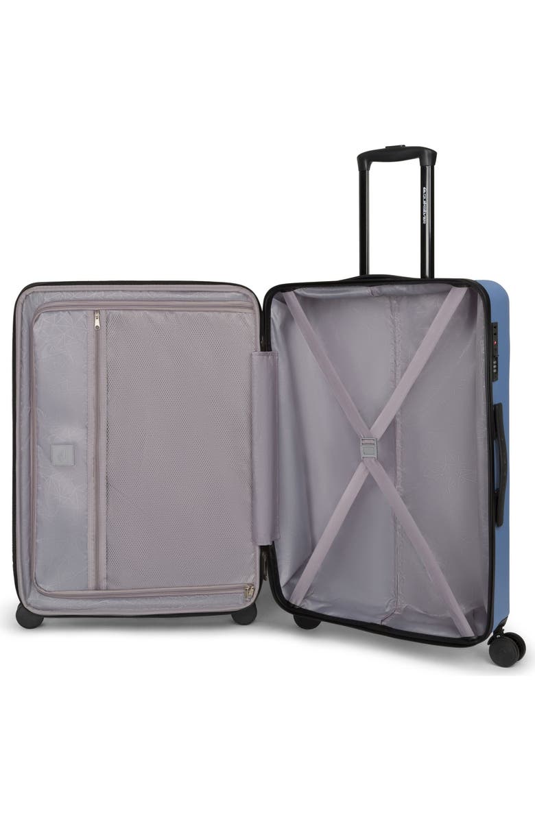 Quiksilver Rincon Suitcases PC Hardside Expandable Luggage with Spinner Wheels, 3-Piece Set, Alternate, color, Ocean Blue