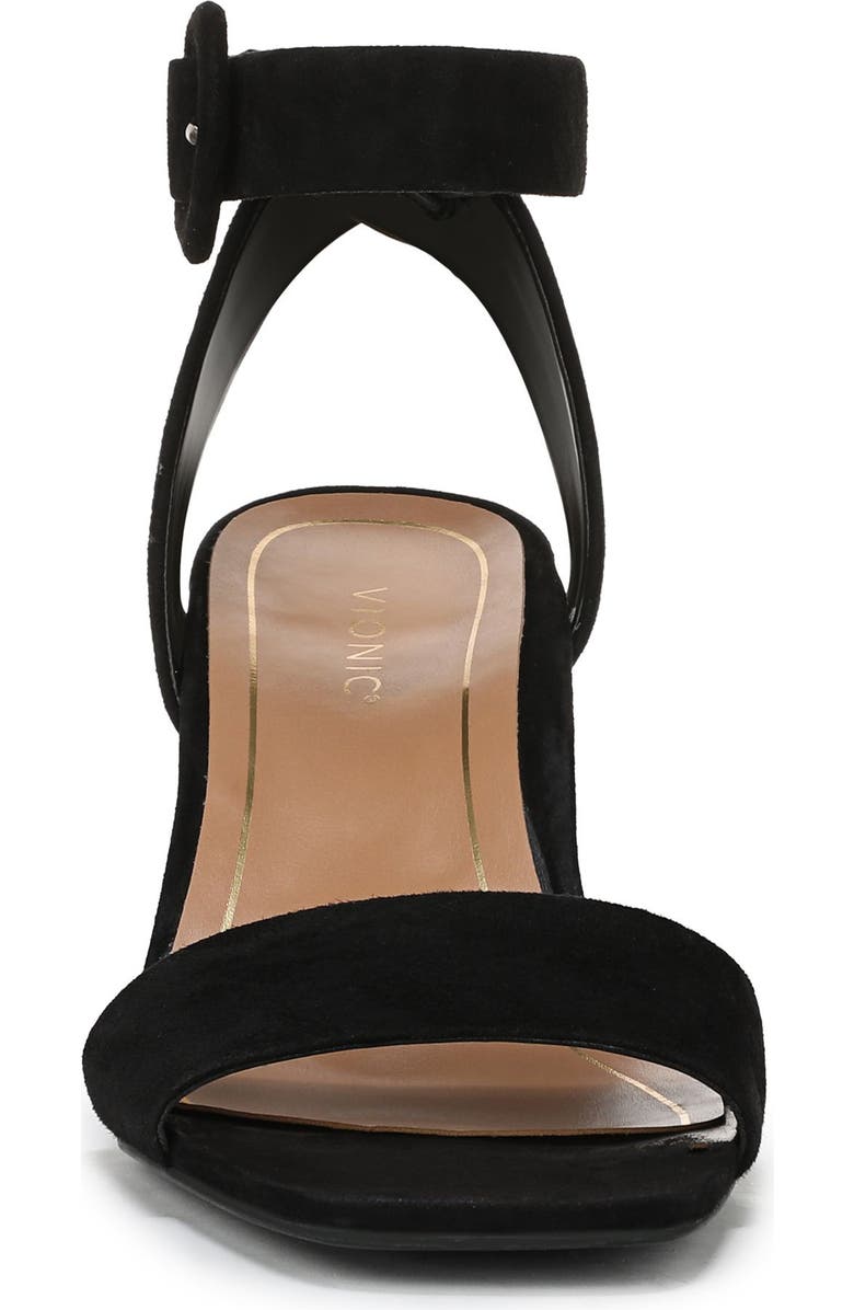 Vionic Zinfandel Sandal, Alternate, color, Black Suede