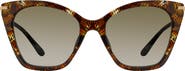 Stuart Weitzman 56mm Gradient Cat Eye Sunglasses