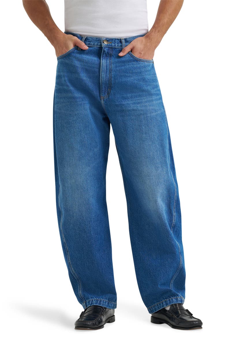 Barrel Leg Jeans, Main, color, MODERN MAKER