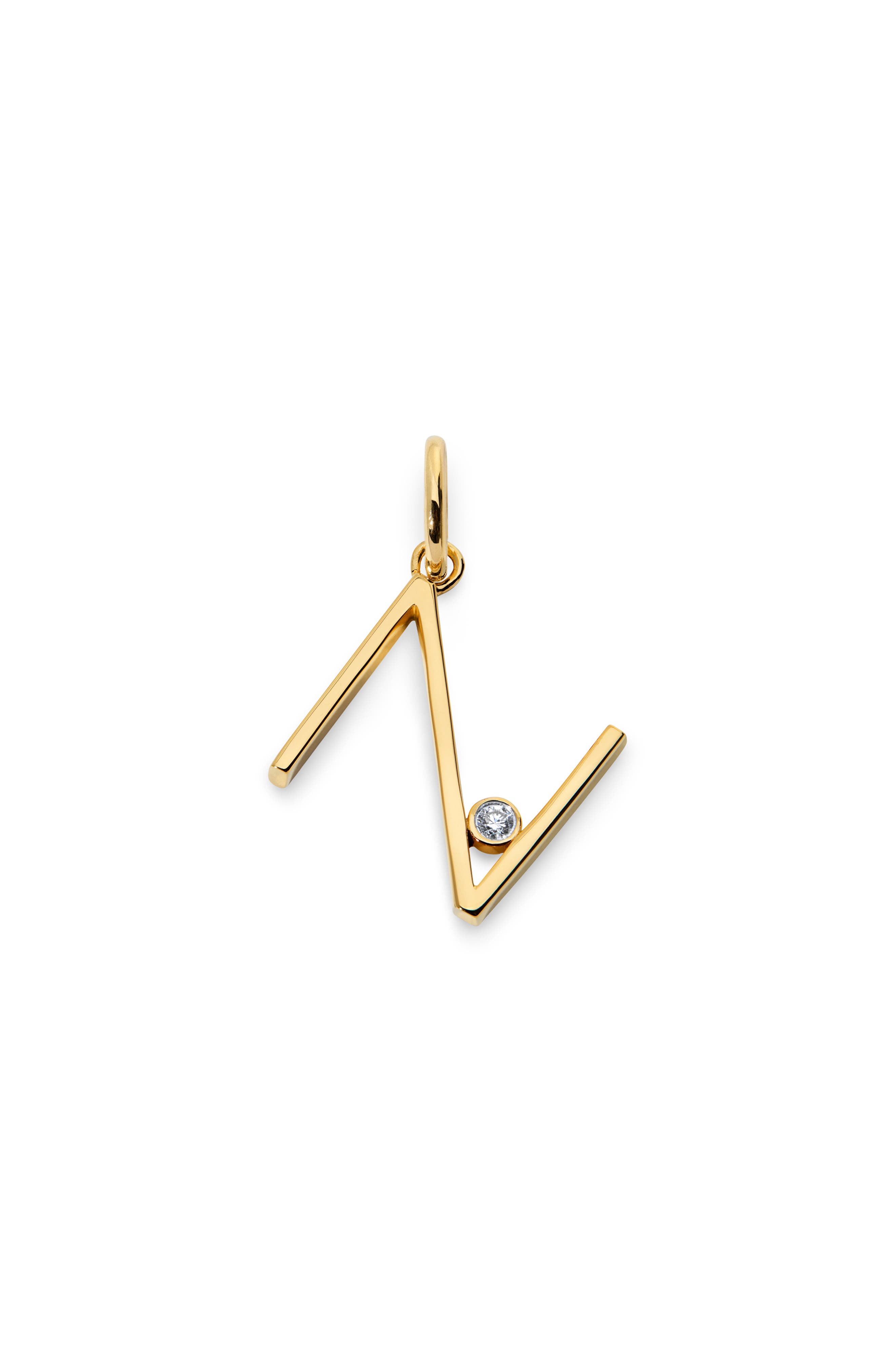 18K GOLD VERMEIL / DIAMOND - N