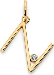 Monica Vinader Lab Grown Diamond Initial Pendant (Online Trunk Show)