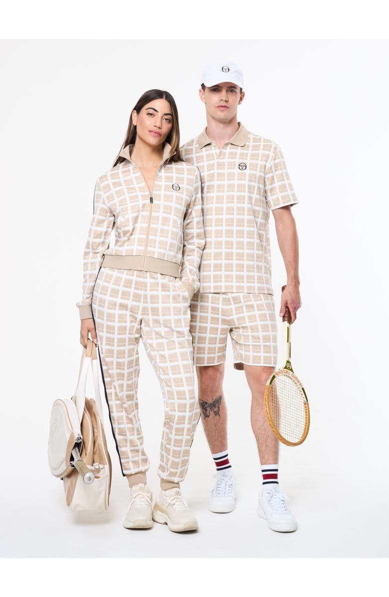 Sergio Tacchini Women's Damarindo Check Track Pant, Alternate, color, Humus