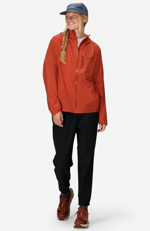 Marmot Superalloy Bio Packable Rain Jacket In Red