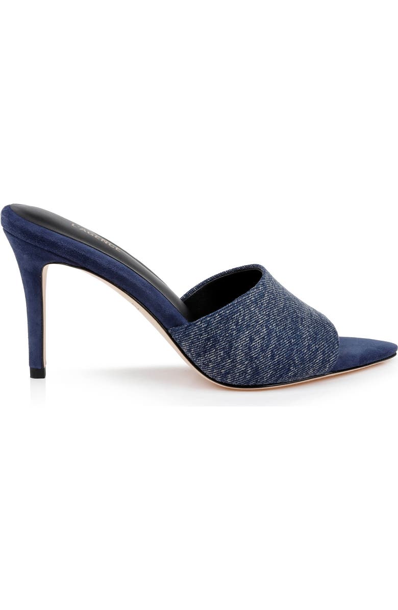 L'AGENCE Lolita Pointed Toe Sandal, Alternate, color, Dark Denim