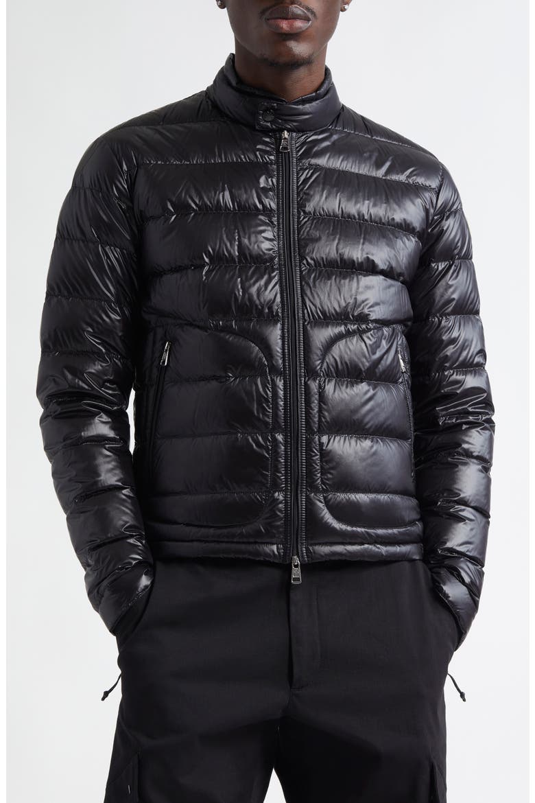 Acorus Short Down Jacket, Main, color, BLACK/ BLACK